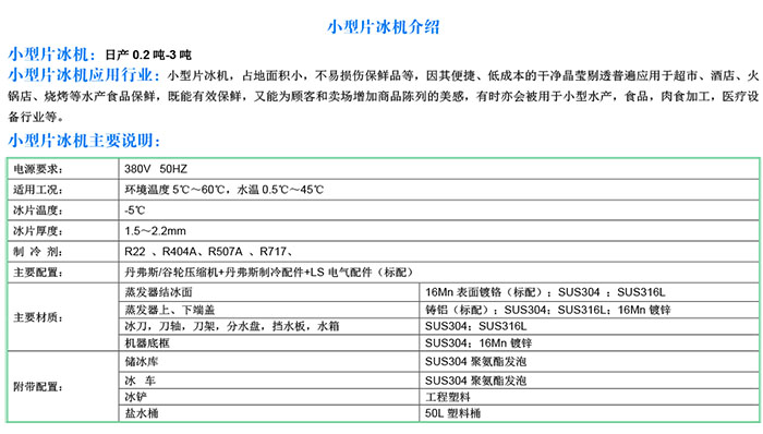 小型片冰机