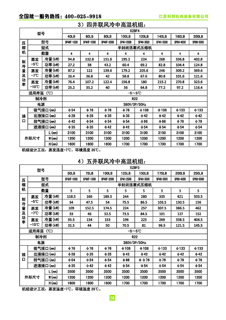 莱富康活塞并联机组